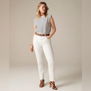 J. Crew Classic straight jeans in white BX975 Size 30